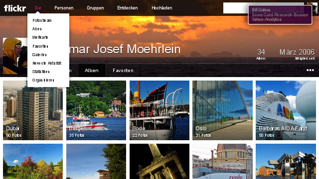Albensammlung bei Flickr