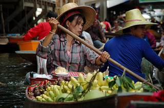 Floating Market in Thailand