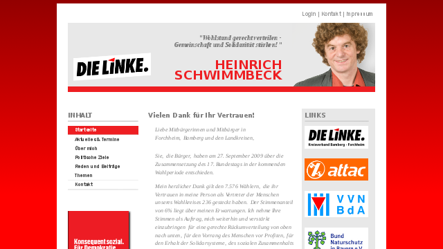 Webseite - erstellt mit YAML